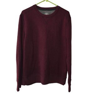 C.H. BASS & CO. MAROON PULLOVER SWEATER WORKWEAR/SPORTWEAR MENS MEDIUM